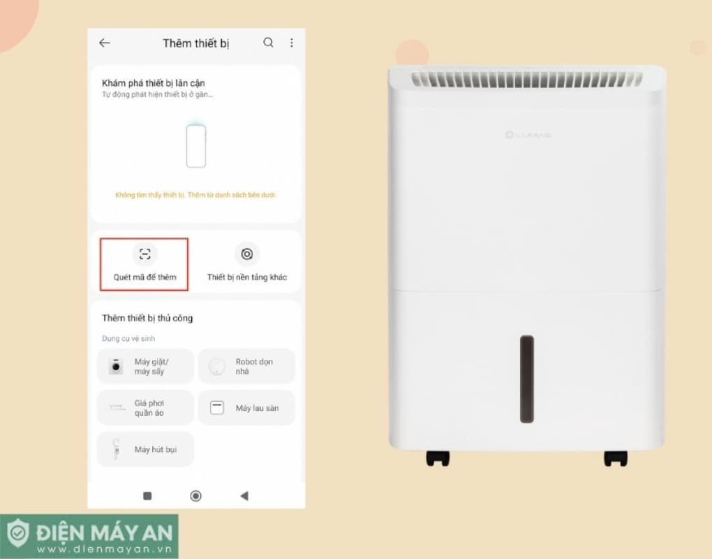 Máy hút ẩm Lumias D6S-20L - 50m2